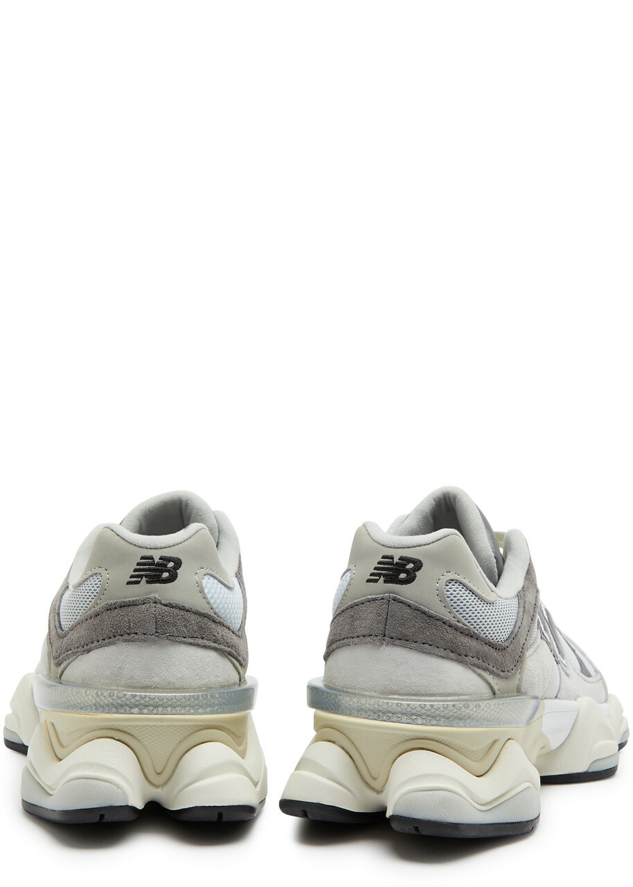 New Balance 9060 Panelled Mesh Sneakers Grey New Balance New Balance 9060 Panelled Mesh Sneakers Grey New Balance