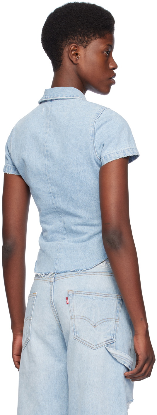 ERL Blue Levi's Edition Denim Shirt
