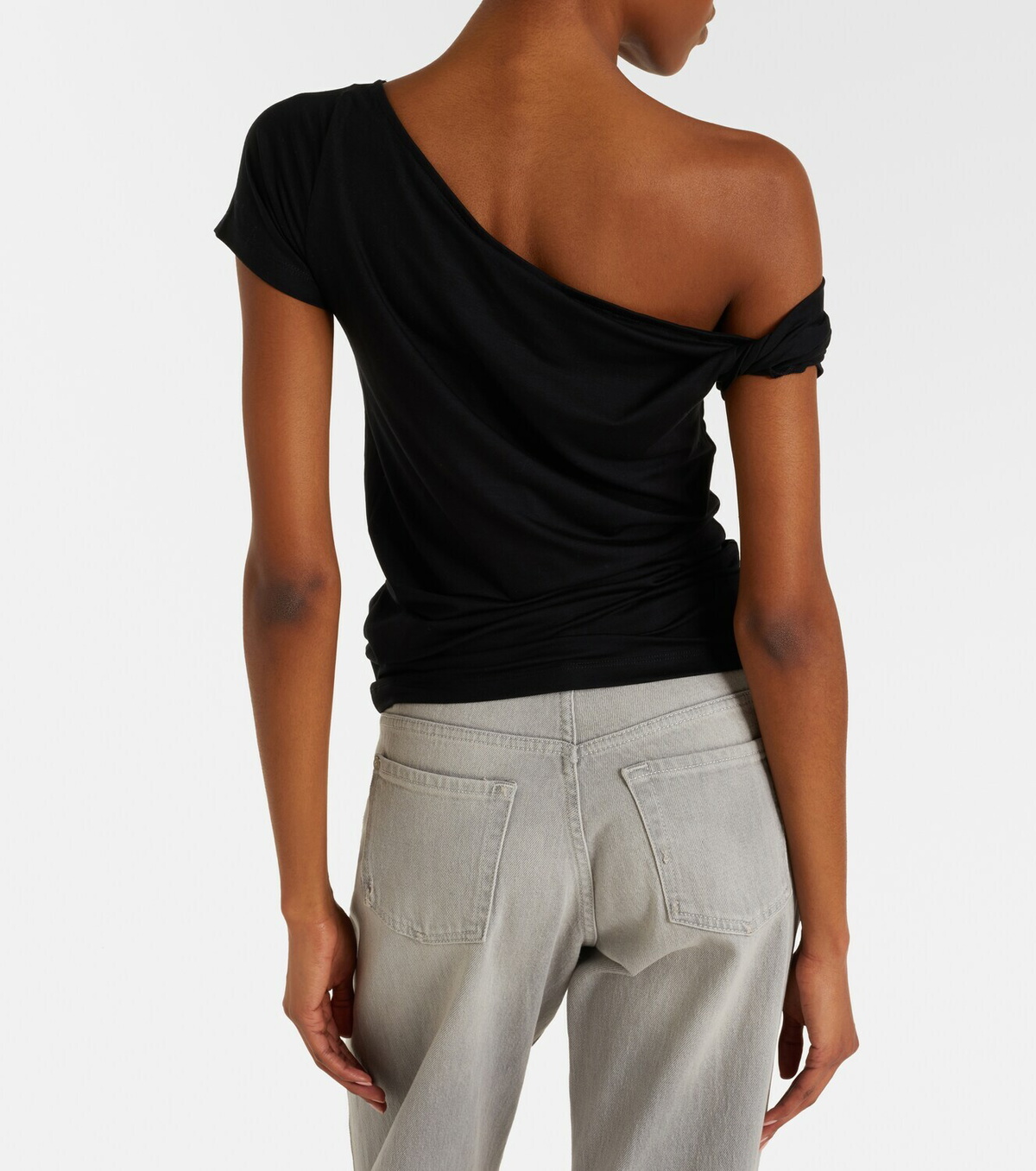 7 For All Mankind One-shoulder T-shirt