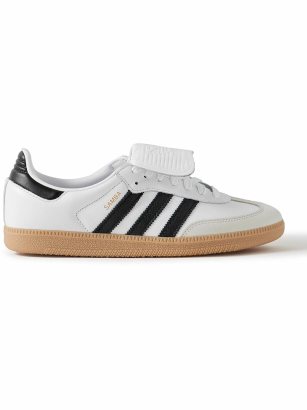 Photo: adidas Originals - Samba LT Nubuck-Trimmed Leather Sneakers - White