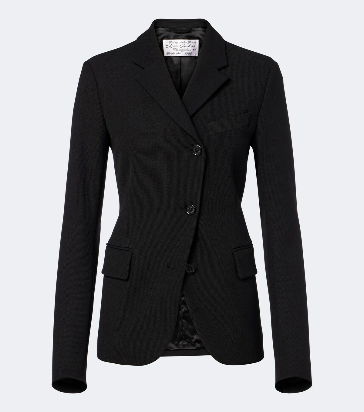 Acne Studios Asymmetric twill blazer