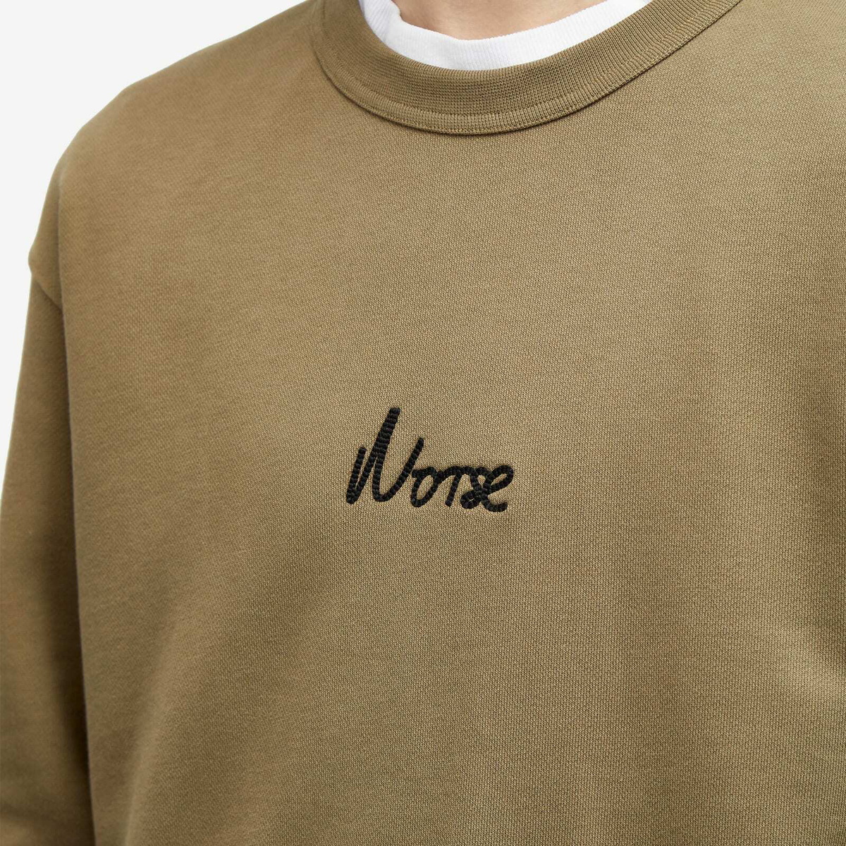 Norse Projects Men's Arne Chain Stitch Logo Crew Sweat in