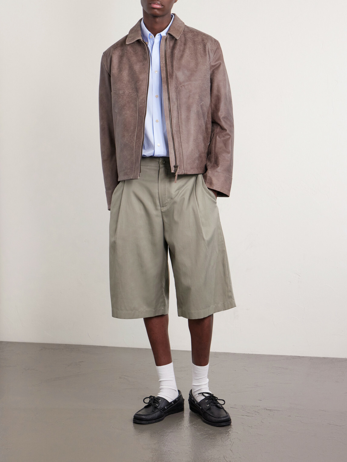 A Kind Of Guise - Nandi Leather Jacket - Brown