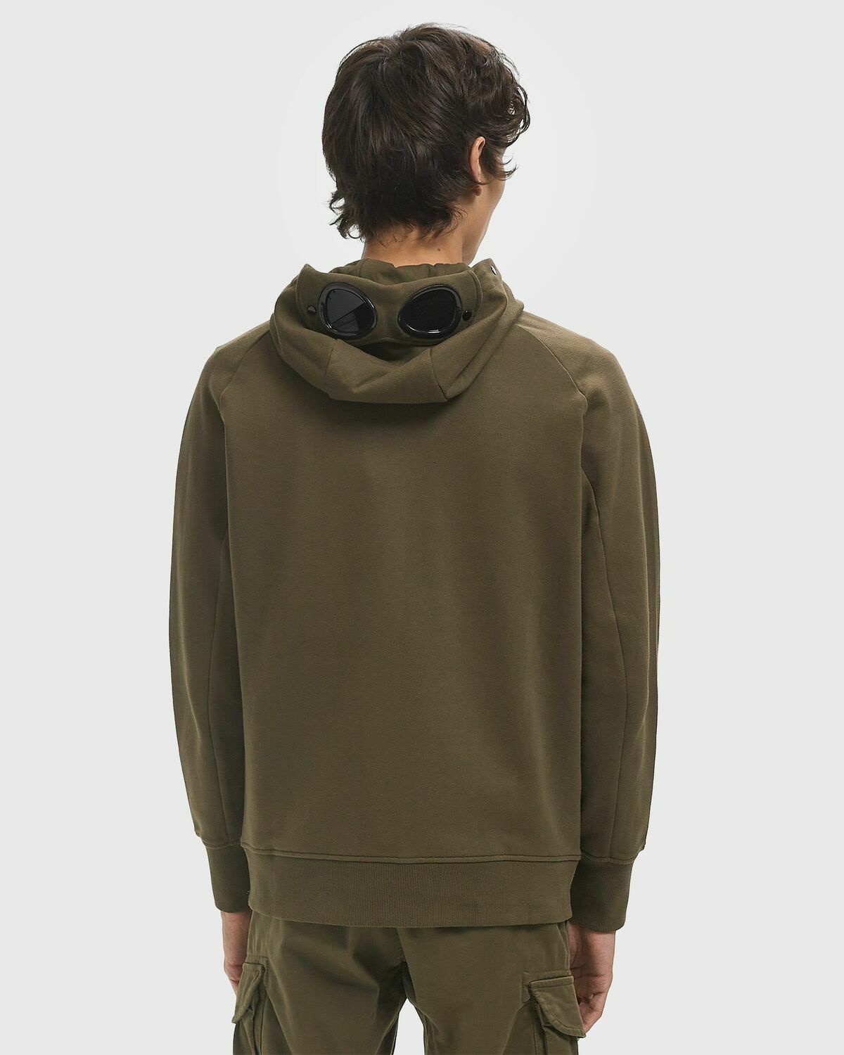 C.P. Company SWEATSHIRTS - HOODED OPEN Green Mens Hoody