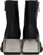 GmbH Black Ergonomic Riding Ankle Boots