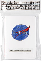 Tom Sachs Astronaut Journal Notebook 3-Pack