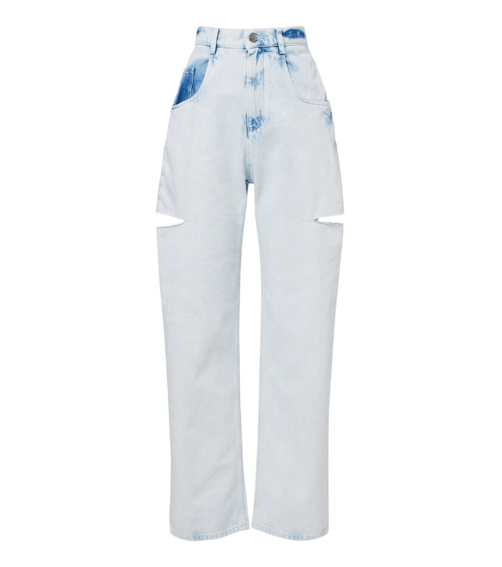 Photo: Maison Margiela Cutout wide-leg jeans
