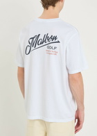 Malbon Bermuda Maxwell Logo-print Cotton T-shirt White