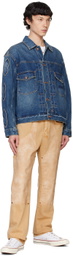 Ksubi Blue Doubledown Oh G Denim Jacket