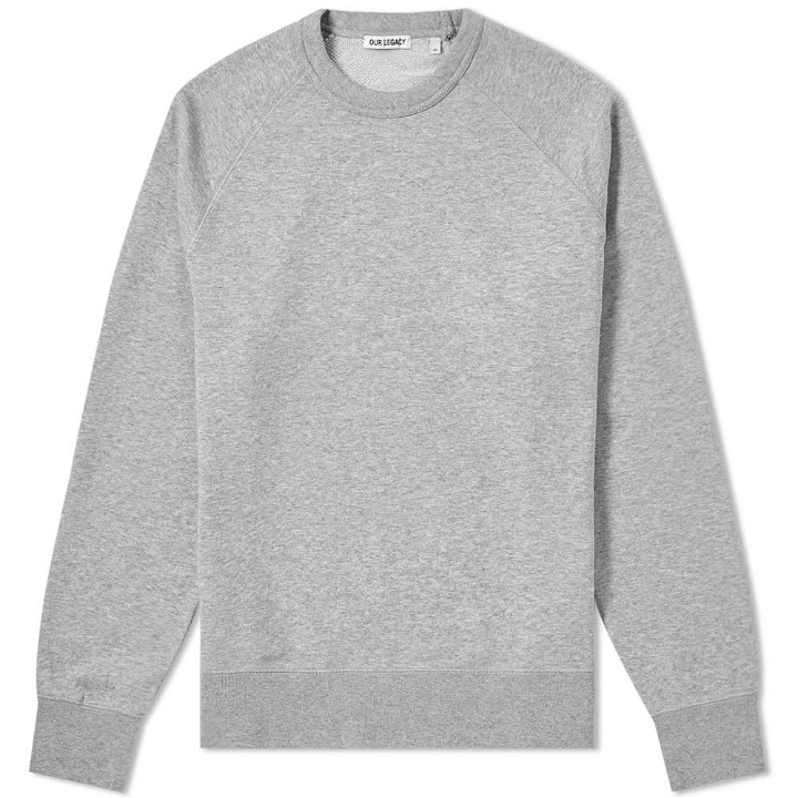Photo: Our Legacy 50's Great Sweat Grey Marl
