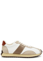 Tods Sportivo Active 26L Panelled Satin-twill Sneakers White