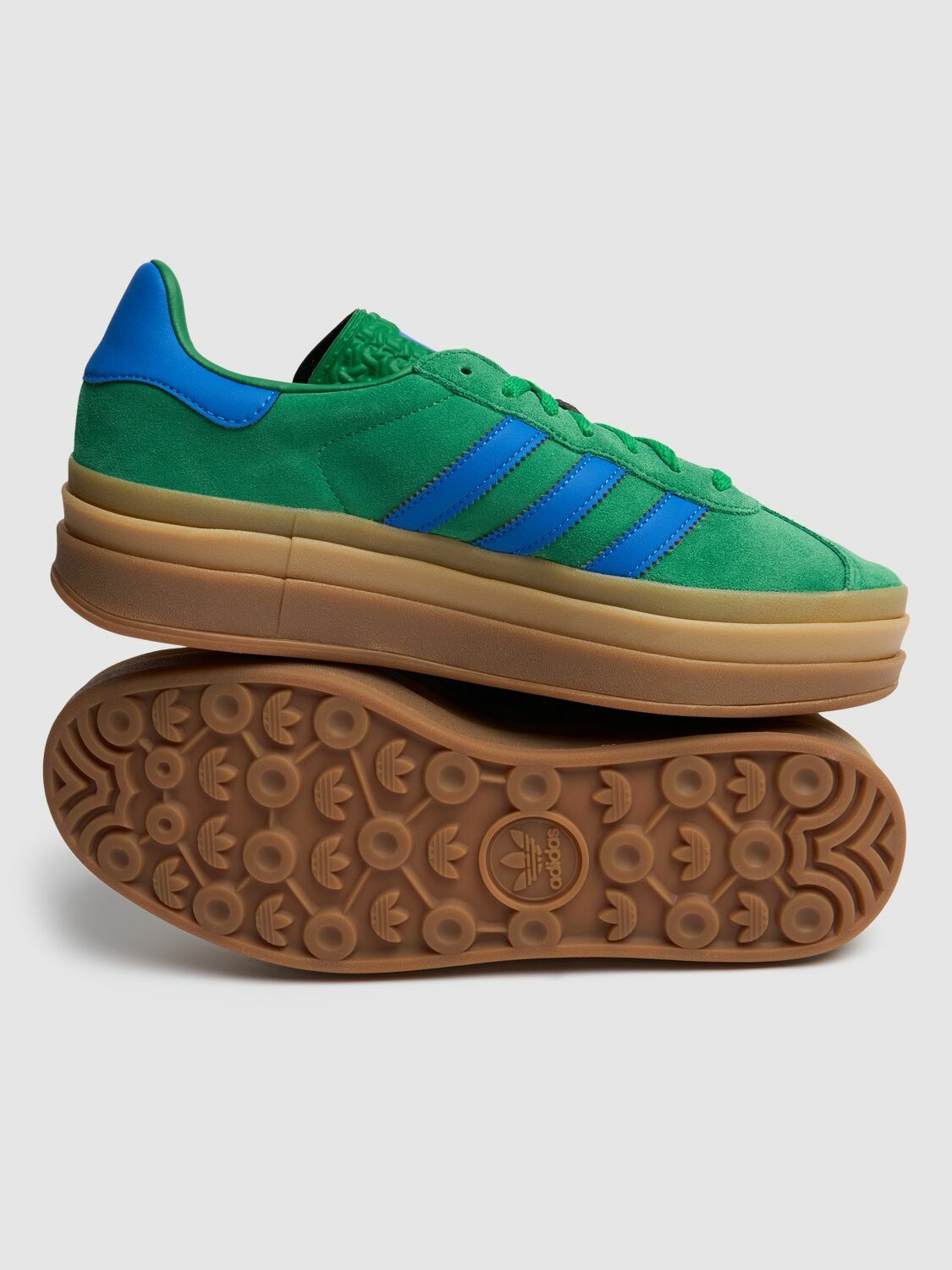 adidas gazelle silver green womens adidas Original Gazelle 85 main image 0