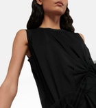 Noir Kei Ninomiya Cotton twill midi dress