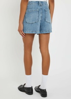 Good American Lite Denim Shorts Indigo