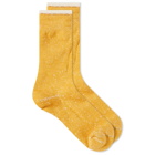 RoToTo Double Face Sock in Yellow