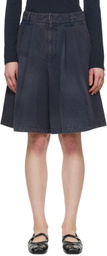 OPEN YY Navy Washed Bermuda Shorts