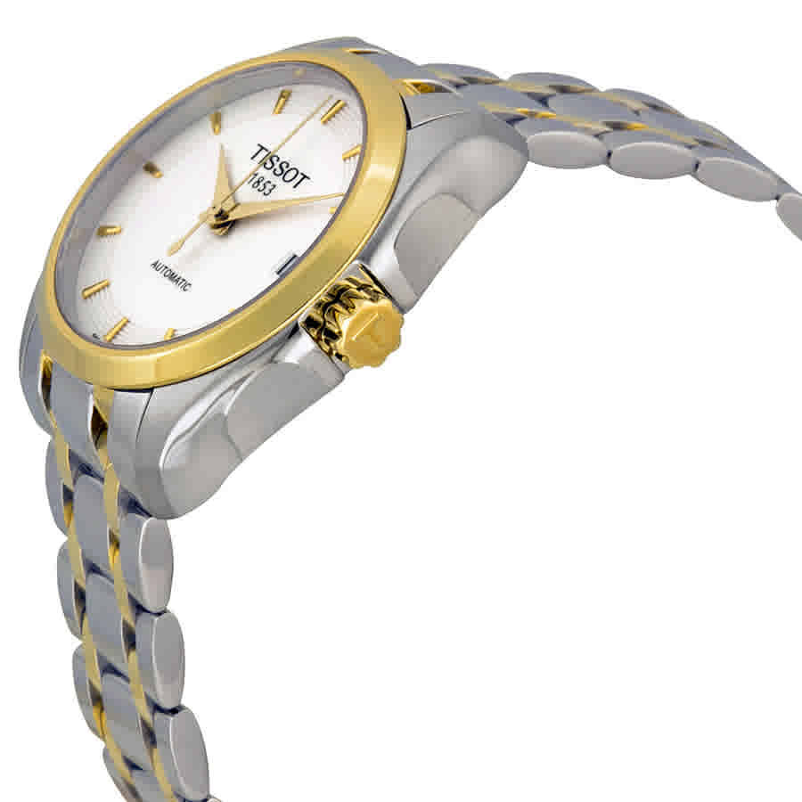 Tissot Couturier Automatic White Dial Ladies Watch T035  display picture 2