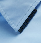 Balenciaga - Logo-Apppliquéd Cotton-Poplin Shirt - Blue