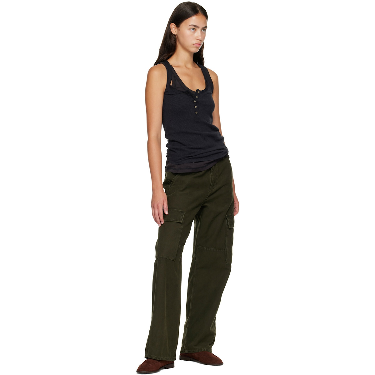 HEREU Brown Juliol W Calf Suede Loafers