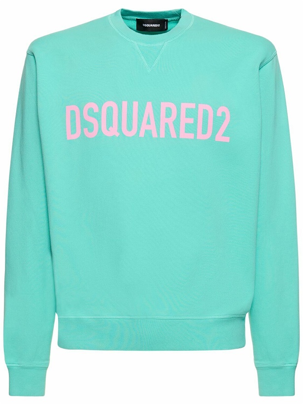 Photo: DSQUARED2 - Logo Cool Fit Cotton Crew Sweatshirt