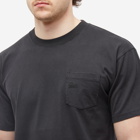 Patta Men's Washed Logo Pocket T-Shirt in Black