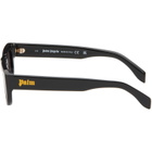 Palm Angels Black Ventura Sunglasses