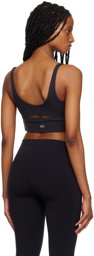 Alo Black Slit Sport Bra