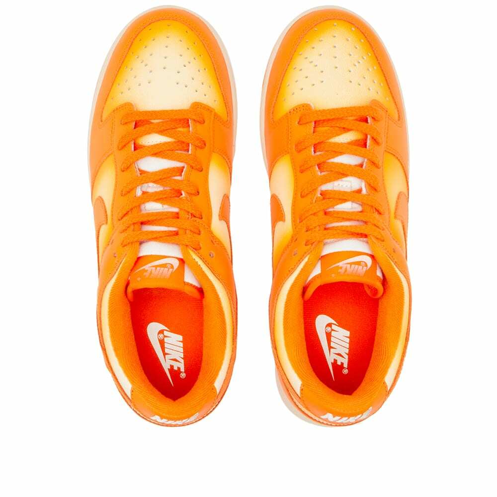 nike orange and white sneakers