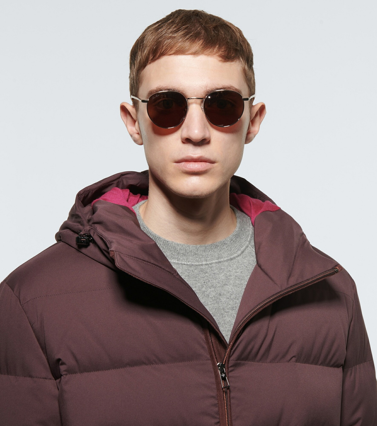 Loro Piana - Weekend round-frame sunglasses