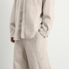 Balenciaga Men's Heavy Cotton Workwear Pants in Light Grey
