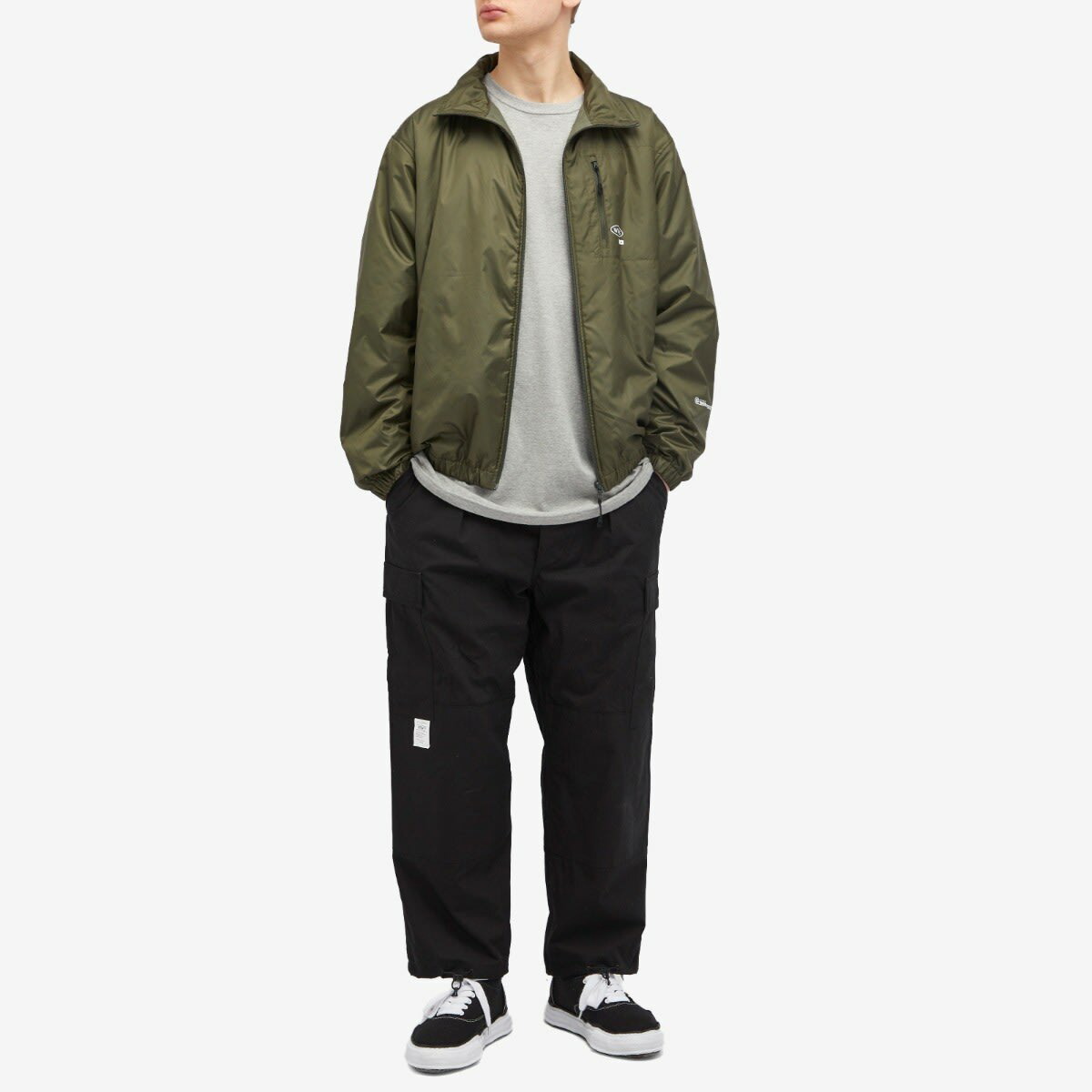 WTAPS Men's 11 Track Jacket in Olive Drab