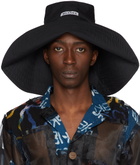 Bloke Black Wide Brim Hat