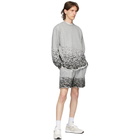 John Elliott Grey Burn Out Sweater