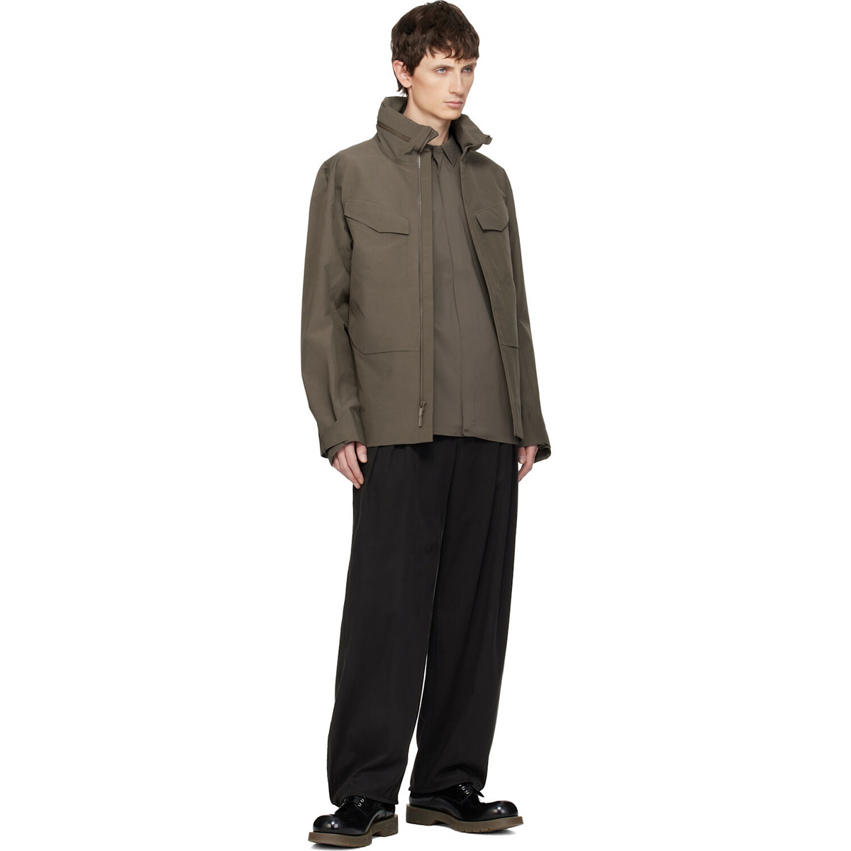 Veilance Taupe Field Jacket