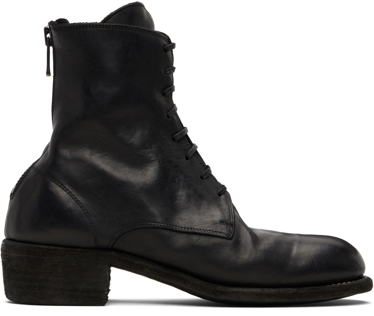 Guidi Black Studded Keychain Guidi