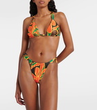 Faithfull Andez printed bikini bottoms