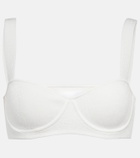 Galvan Nyx knit bralette