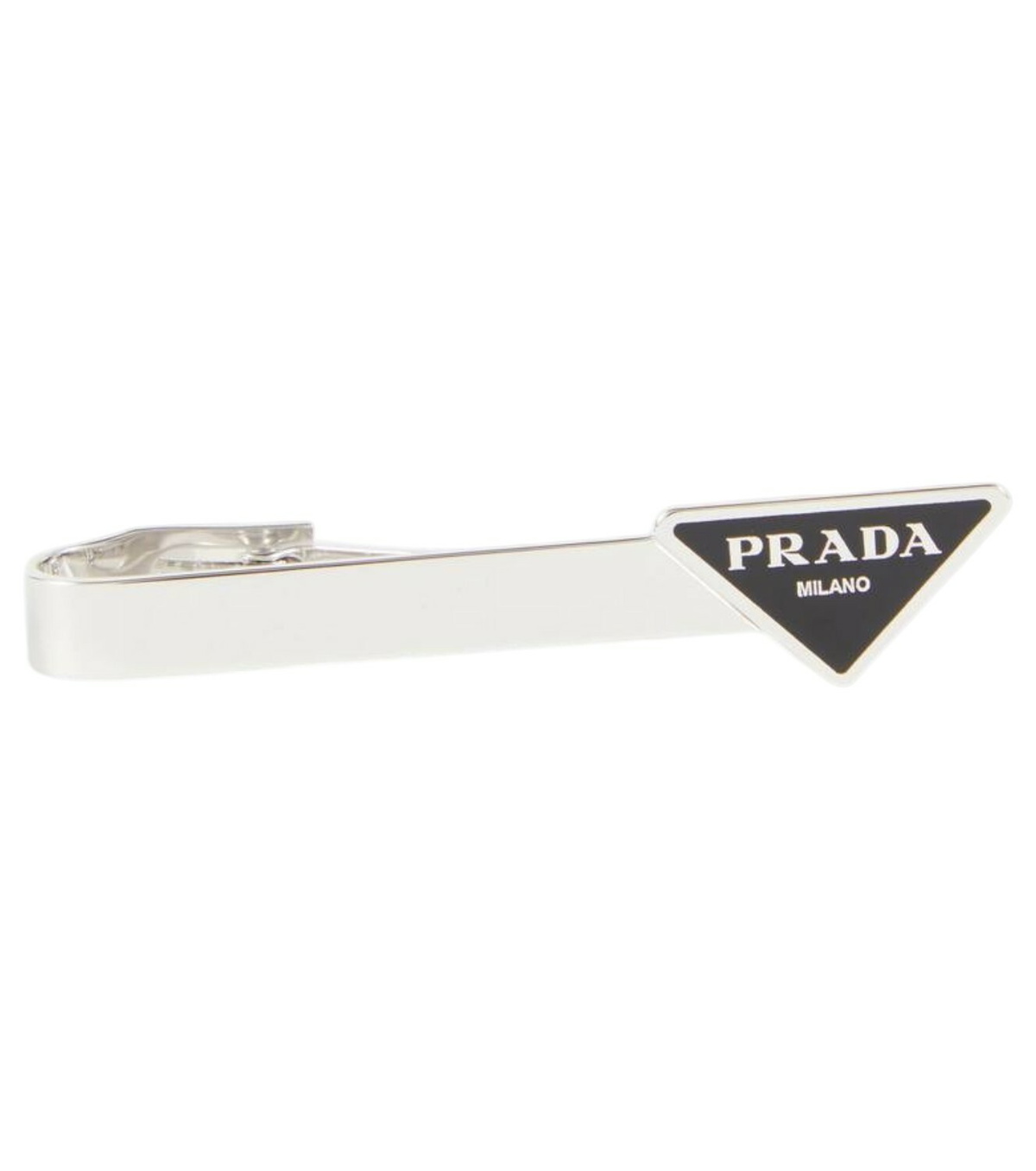 24PF new/PRADA ロゴシルバータイクリップ Tie Clip Silver wb_P00817276.jpg