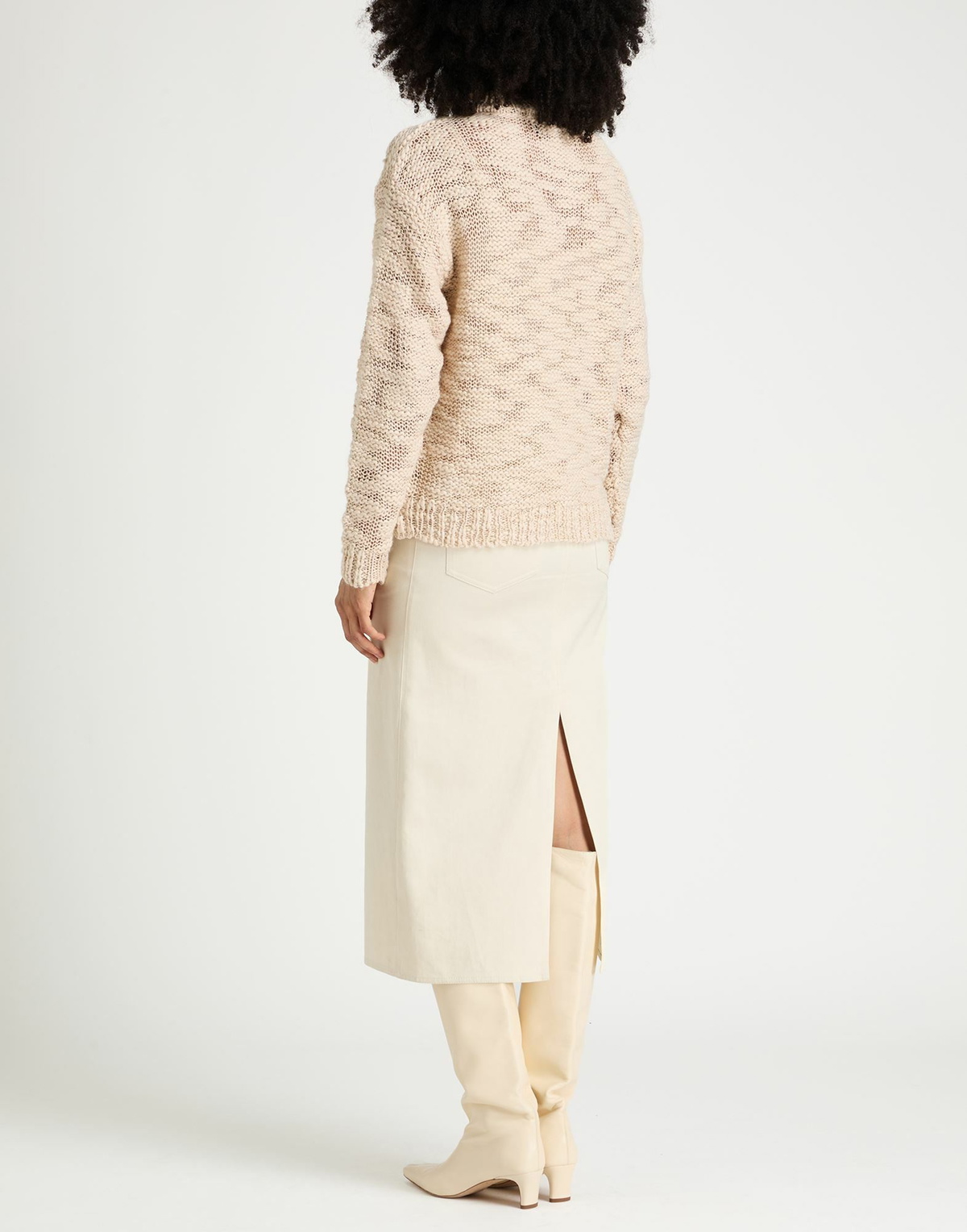 Berna Womens Sweater in Beige