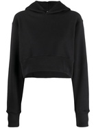 ALAÏA - Cotton Cropped Hoodie