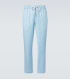 Vilebrequin Parc striped wool-blend slim pants
