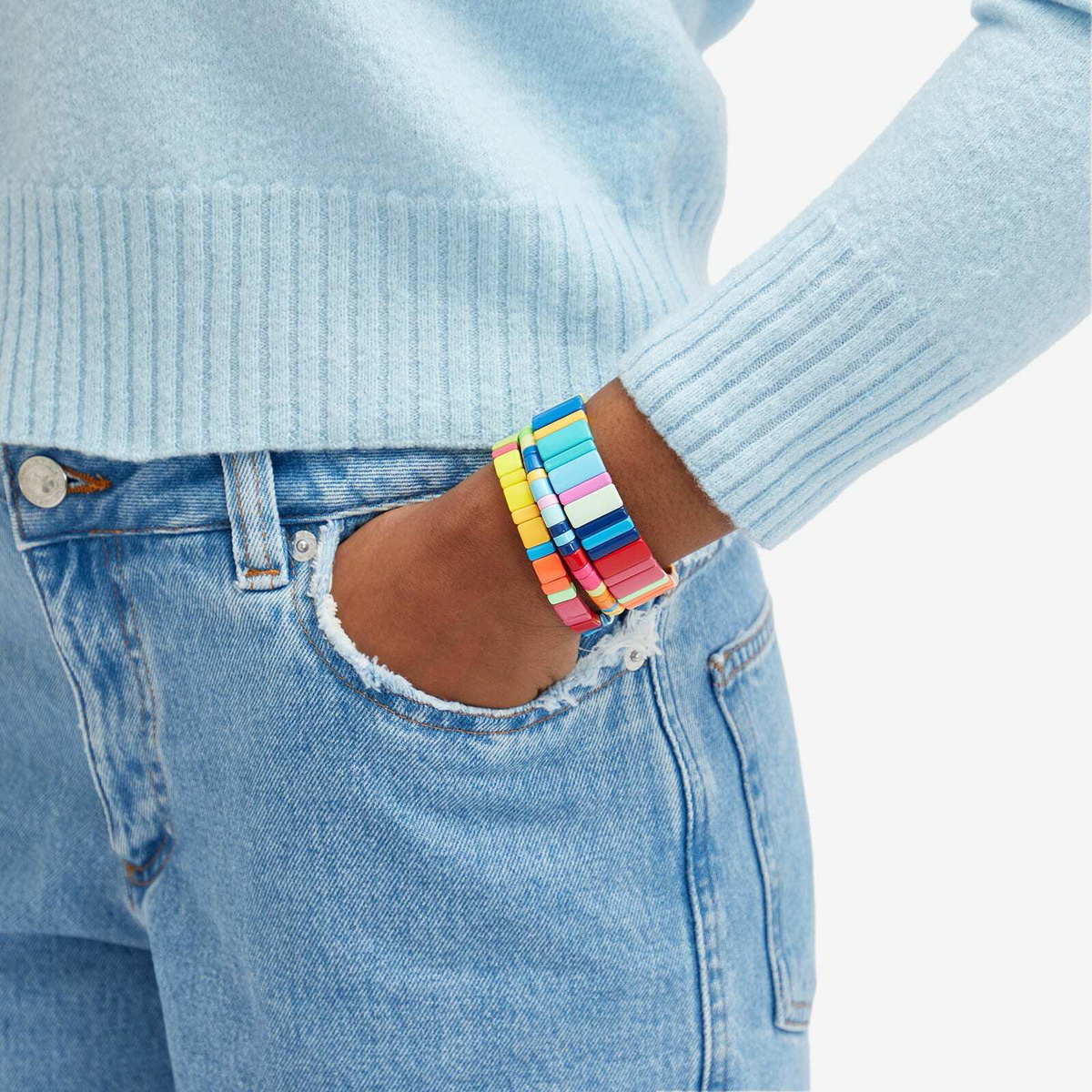 Roxanne Assoulin Women's Starburst Bracelet - Set of 3 in Multi 