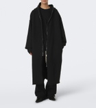 Rick Owens Gimp Wide Mac cotton overcoat