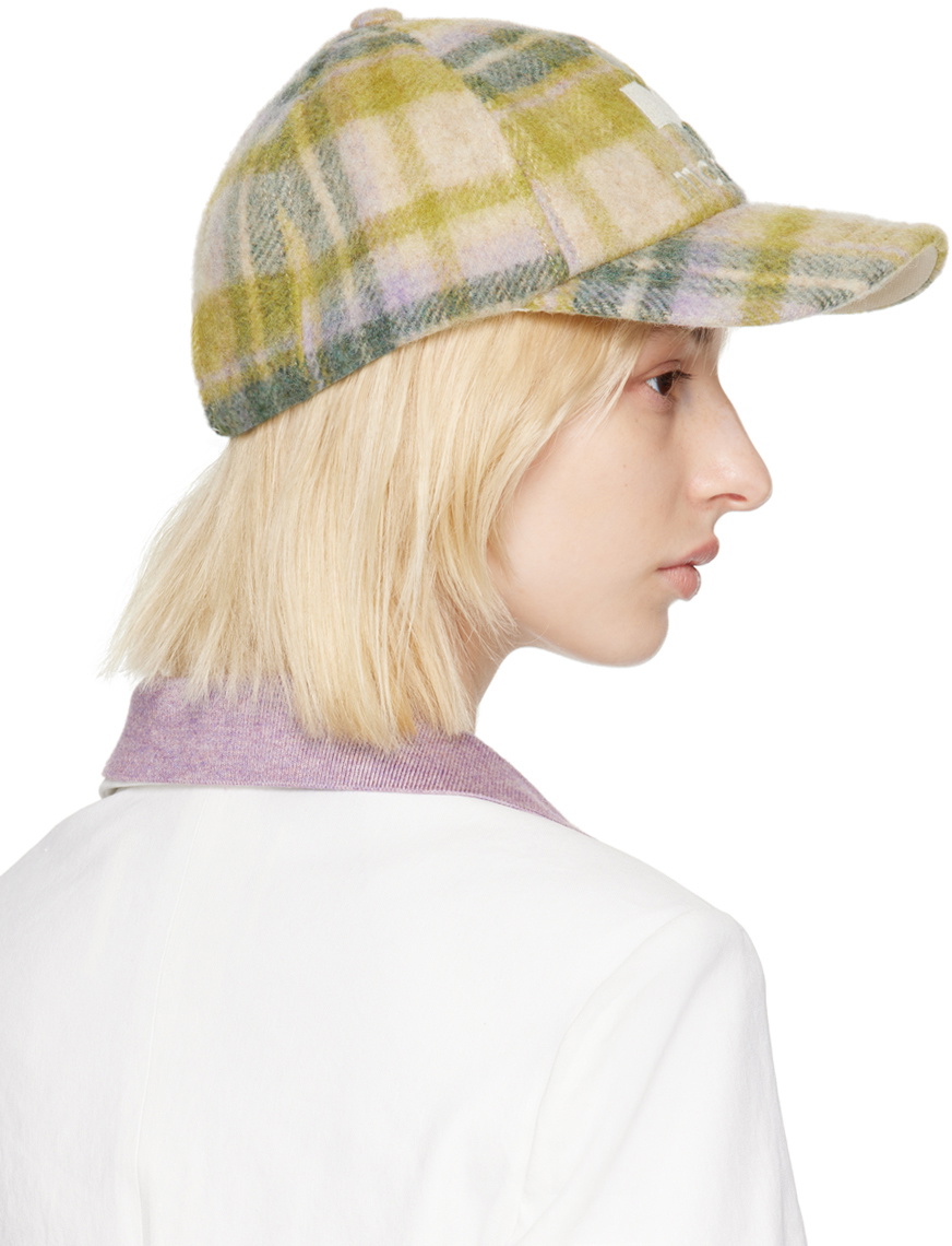 Isabel Marant Yellow & Green Tyron Cap