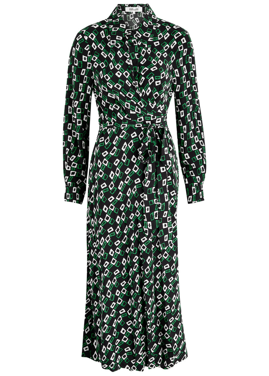 Diane von Furstenberg Vivianne floral jersey midi dress