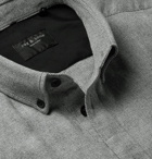 rag & bone - Fit 2 Tomlin Button-Down Collar Cotton and Linen-Blend Twill Shirt - Gray