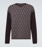 Giorgio Armani Wool and cashmere jacquard sweater