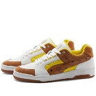 Puma x MCM Slipstream Low Sneakers in Bright White/Vibrant Yellow