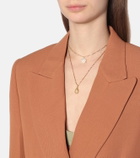 Alighieri - Layers of the Sun 24kt gold-plated necklace with pearl