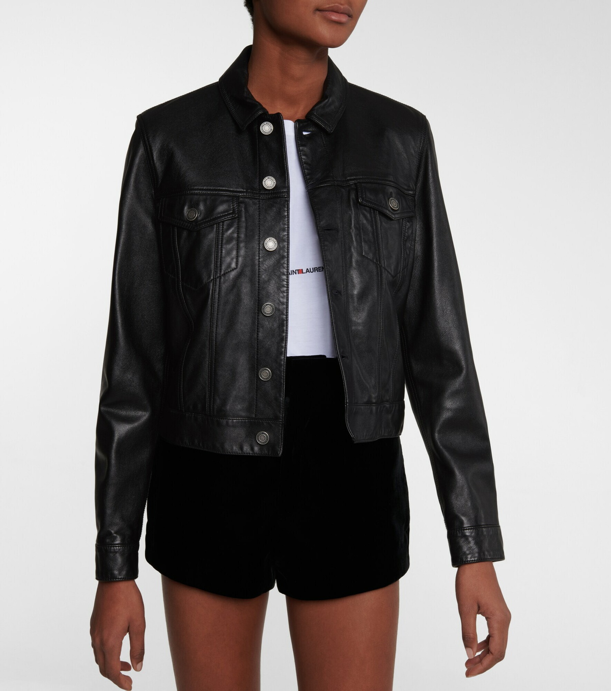 Saint Laurent - Leather jacket Saint Laurent